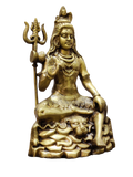 Lord Shiva Seated Statue with Trishul