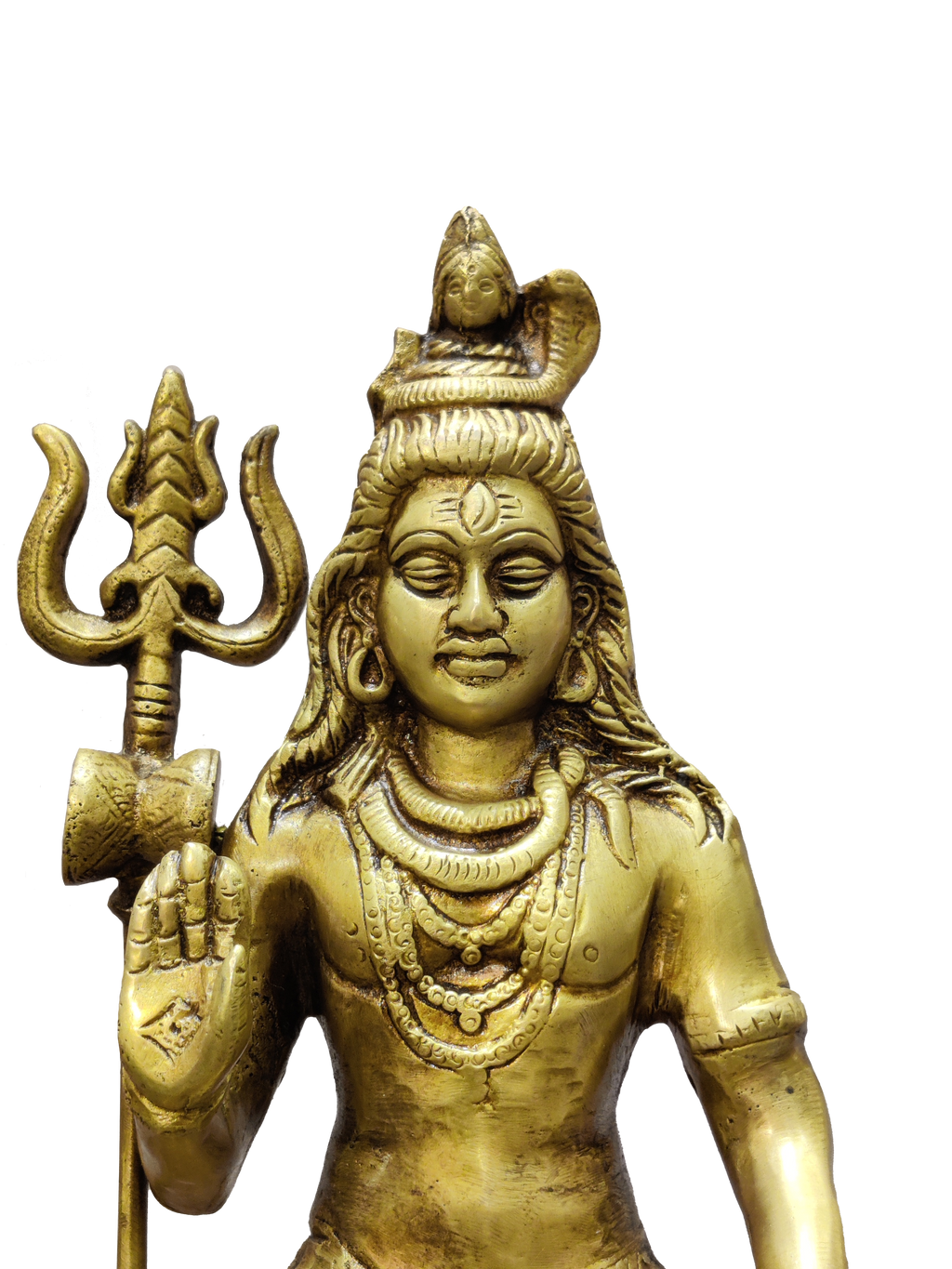 Lord Shiva Seated Statue with Trishul
