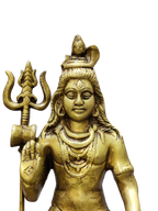 Lord Shiva Seated Statue with Trishul