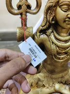 Lord Shiva Seated Statue with Trishul