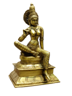 Divine Goddess Parvati Brass Idol – Premium Decorative Murti