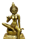 Divine Goddess Parvati Brass Idol – Premium Decorative Murti