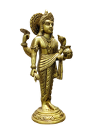 Brass Lord Vishnu Statue
