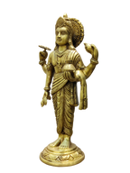 Brass Lord Vishnu Statue