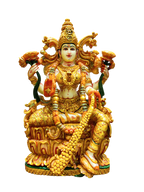 Divine Brass Goddess Lakshmi Idol – Wealth & Prosperity Statue