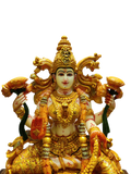 Divine Brass Goddess Lakshmi Idol – Wealth & Prosperity Statue