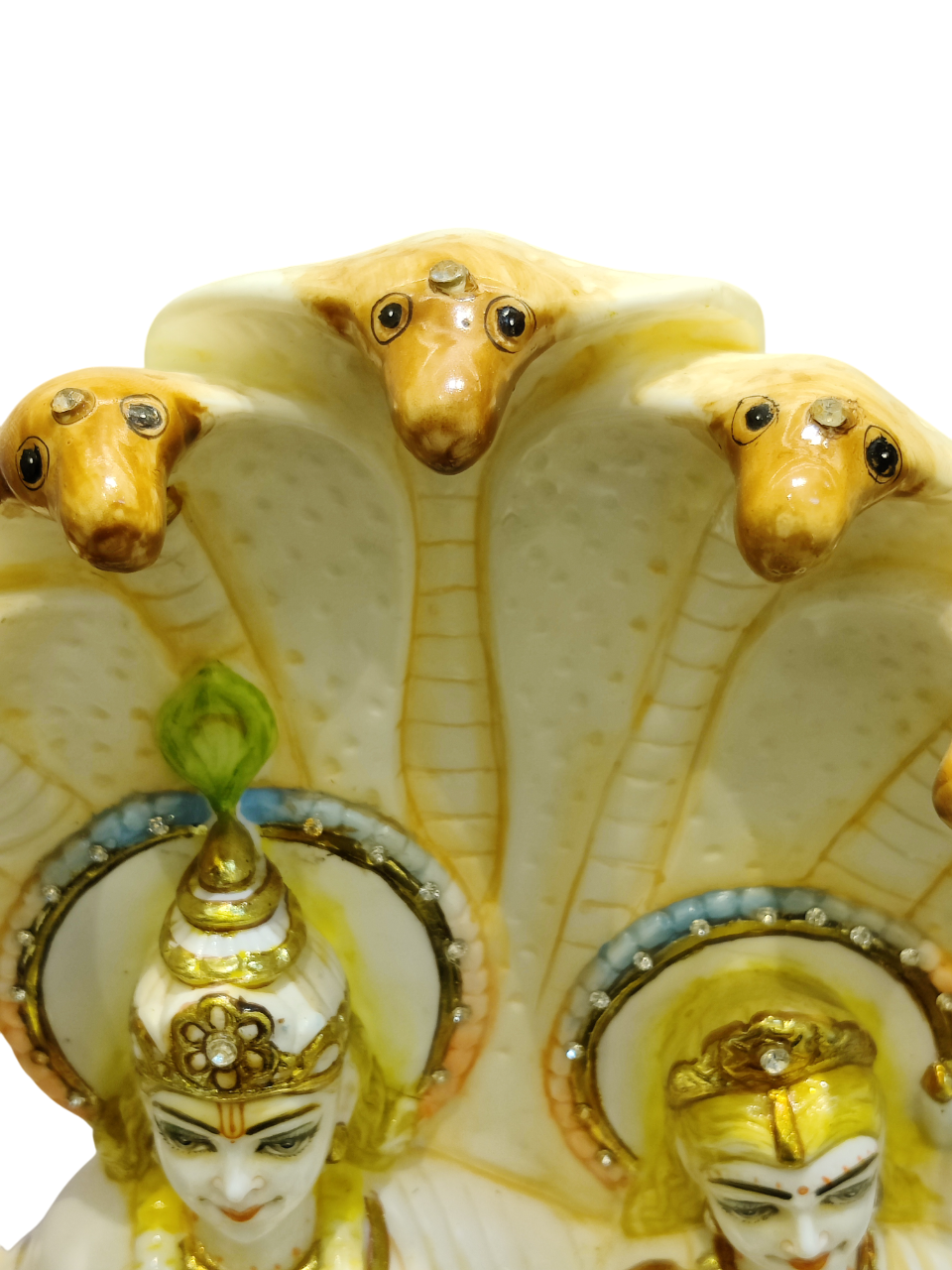Divine Vishnu–Lakshmi Sheshnag Idol (Premium Marble Finish)