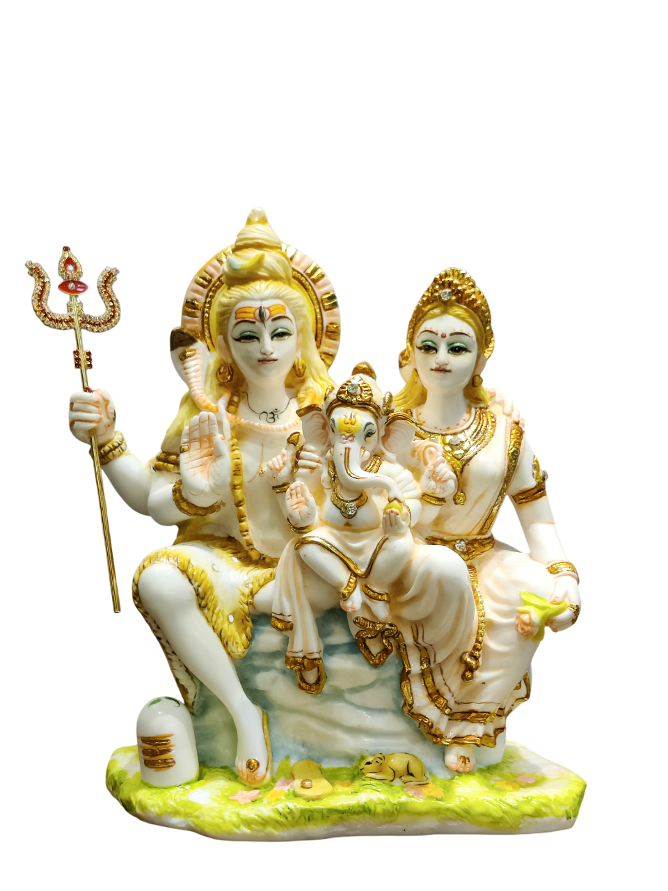 Shiva Parivar Marble Idol – Divine Blessings for Home & Peace