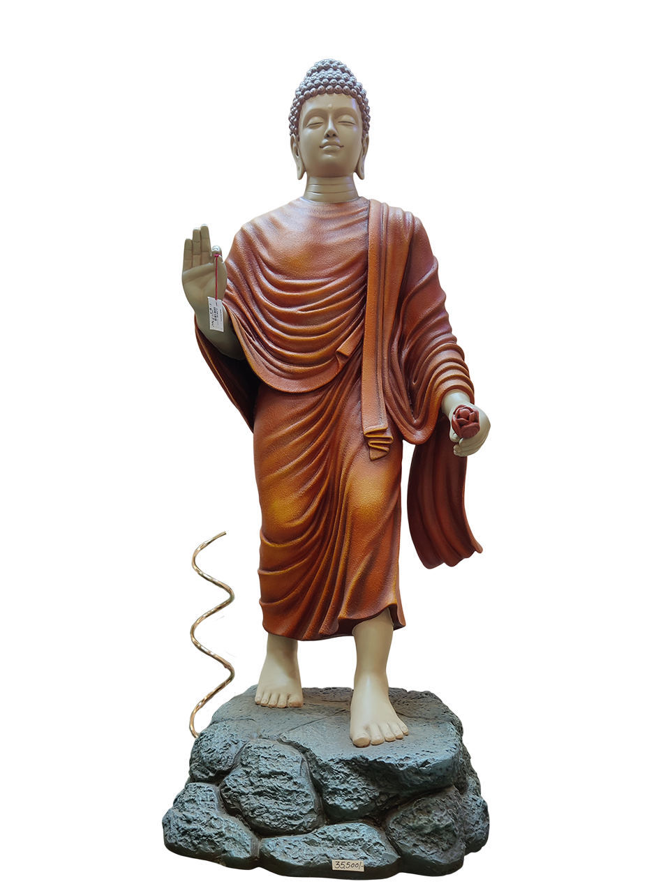 Serene Standing Buddha Statue