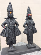 Vitthal Rukmini Fiber Statue Set – Traditional Pandurang Idol