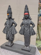 Vitthal Rukmini Fiber Statue Set – Traditional Pandurang Idol