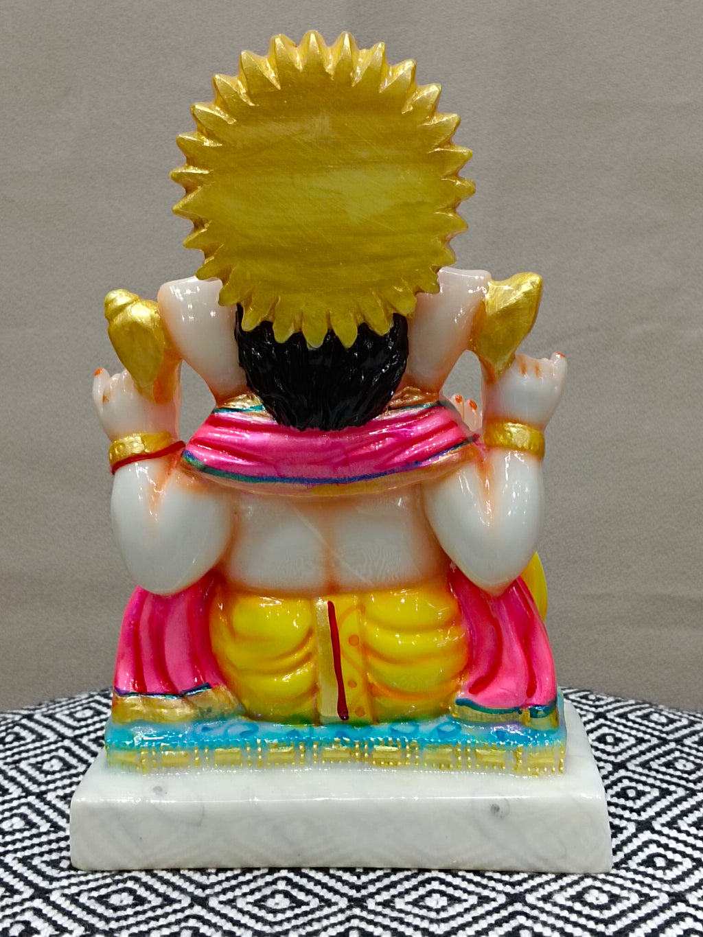 Colorful Fiber Ganesha Statue – Lord Ganesh Idol for Home Décor