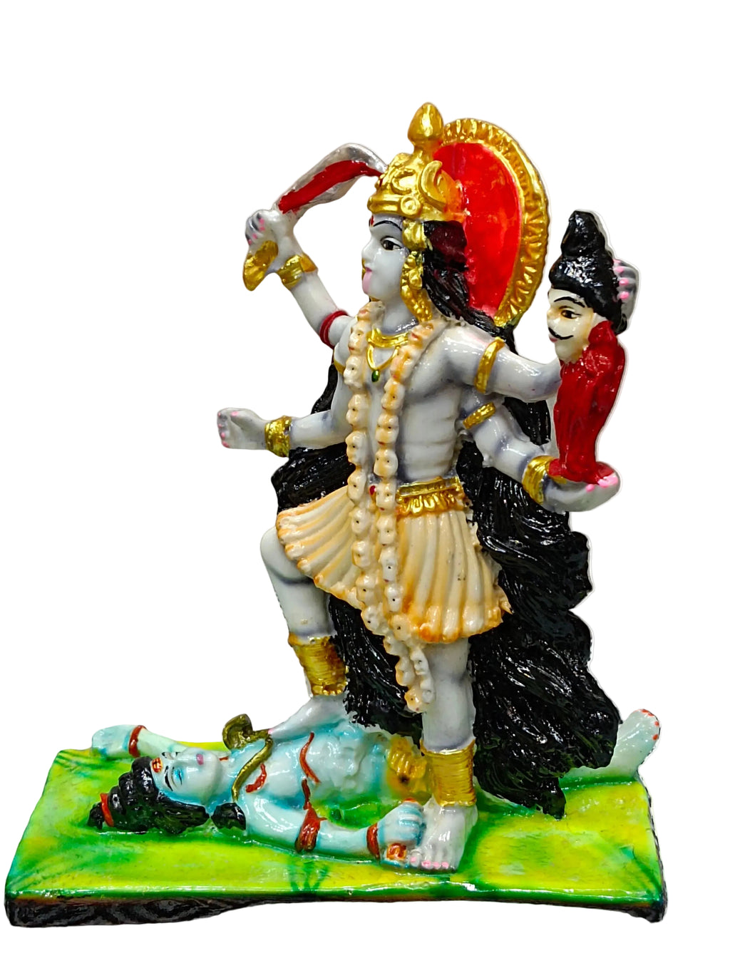 Goddess Kali Maa Fiber Statue with Multiple Arms
