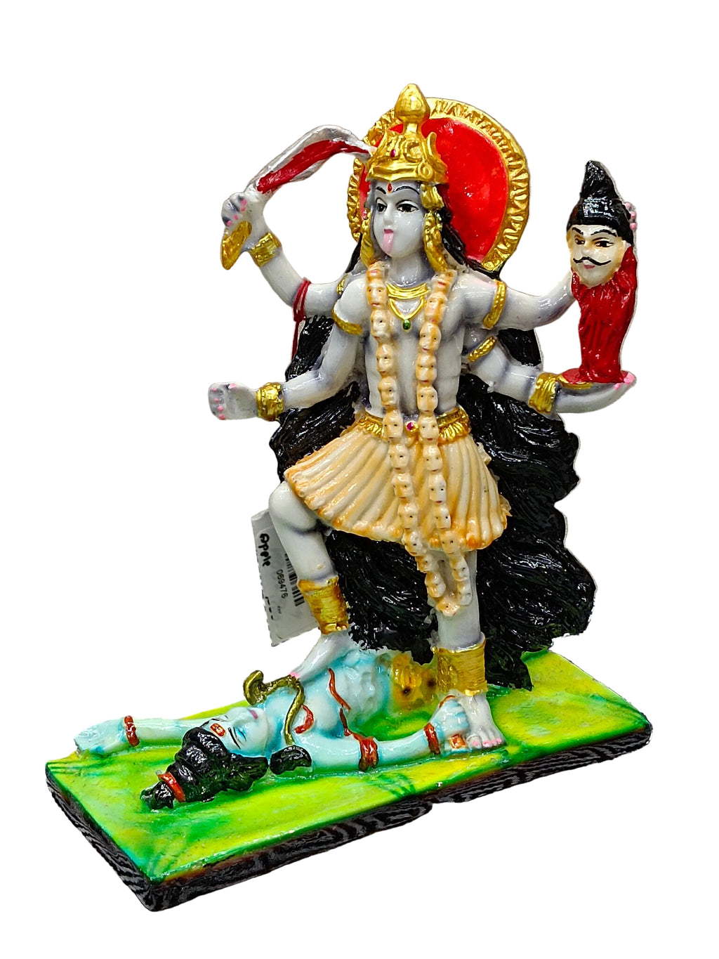 Goddess Kali Maa Fiber Statue with Multiple Arms