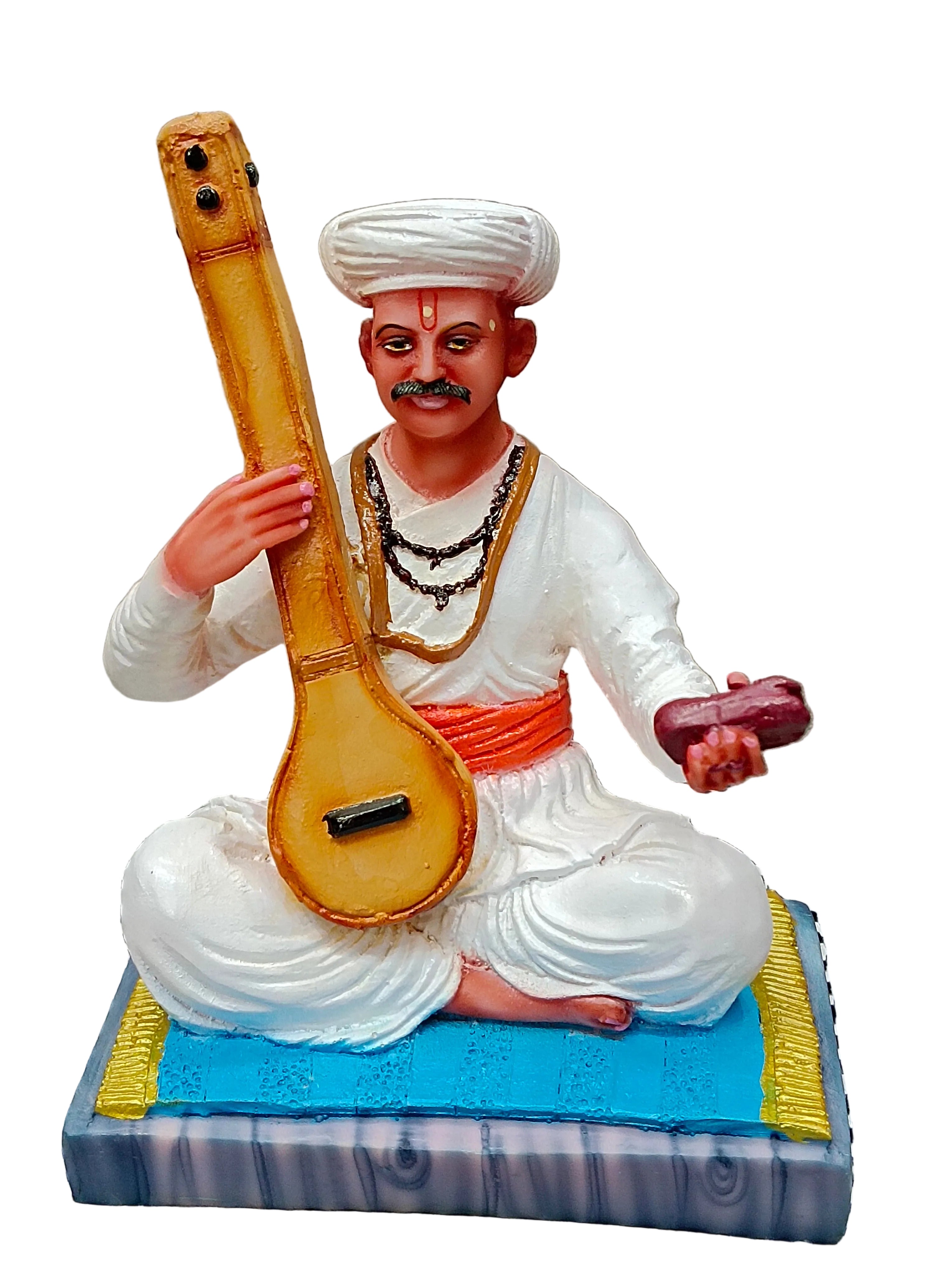 Sant Tukaram Small Fiber Statue for Home Décor
