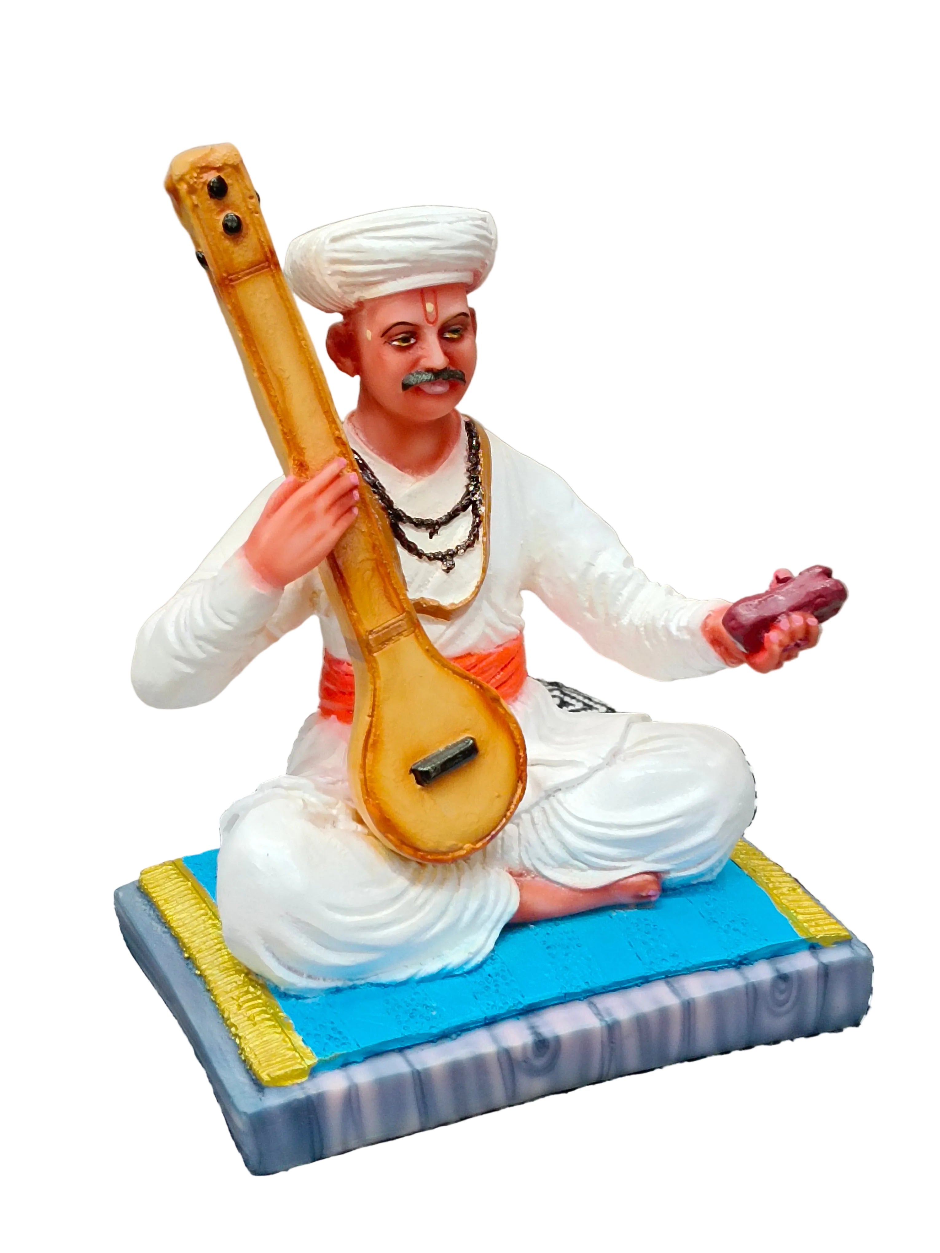 Sant Tukaram Small Fiber Statue for Home Décor
