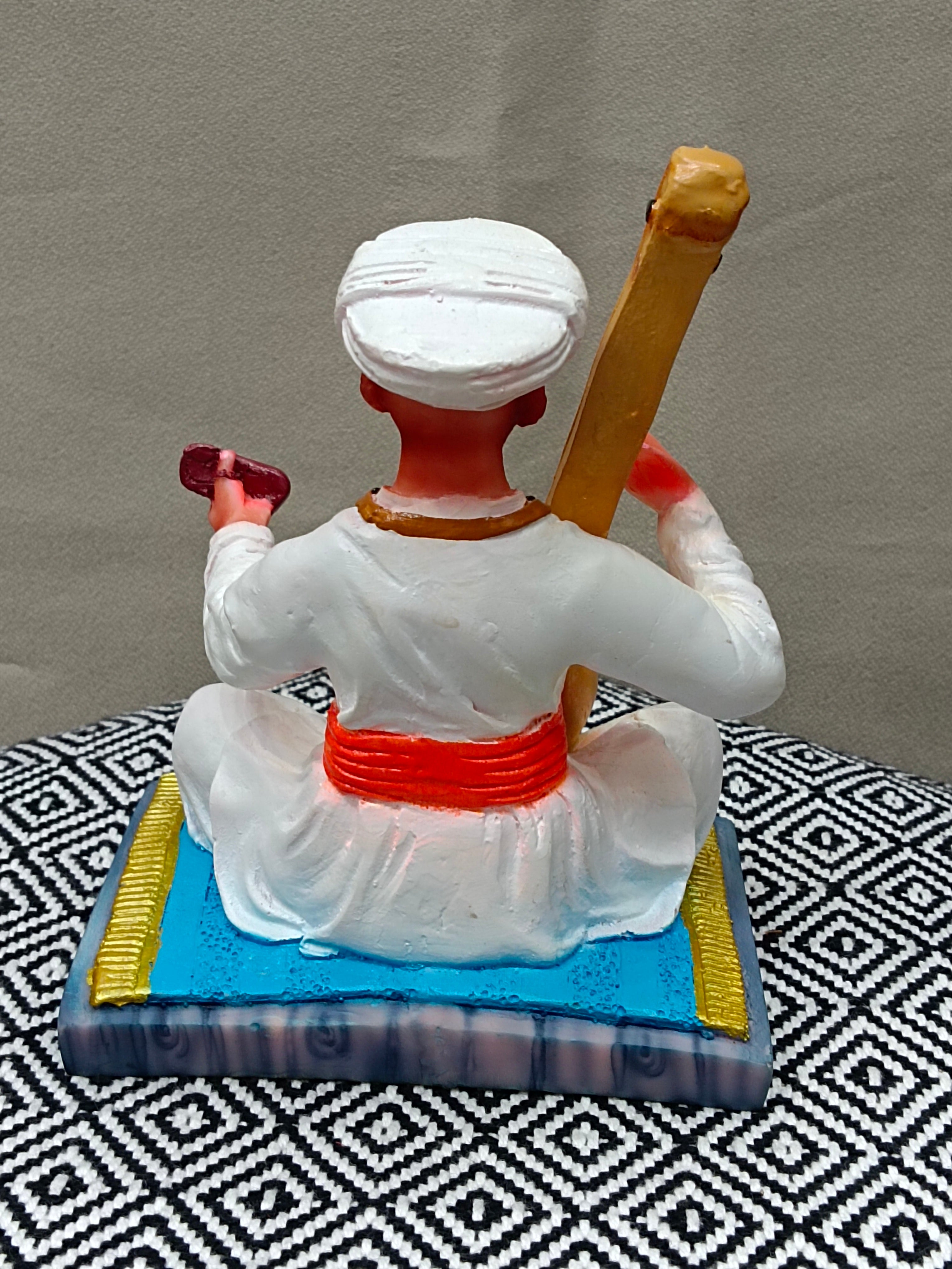 Sant Tukaram Small Fiber Statue for Home Décor