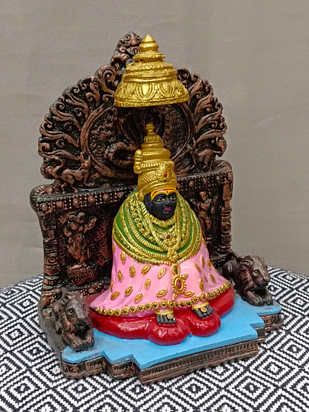 Tulja Bhawani Fiber Statue – Traditional Goddess