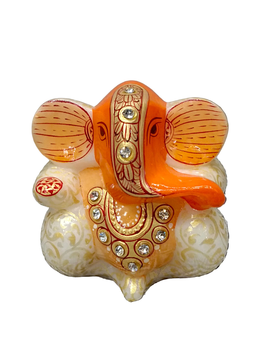 Marble Appu Ganesh Zari Paint – Elegant Ganesh