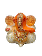 Marble Appu Ganesh Zari Paint – Elegant Ganesh