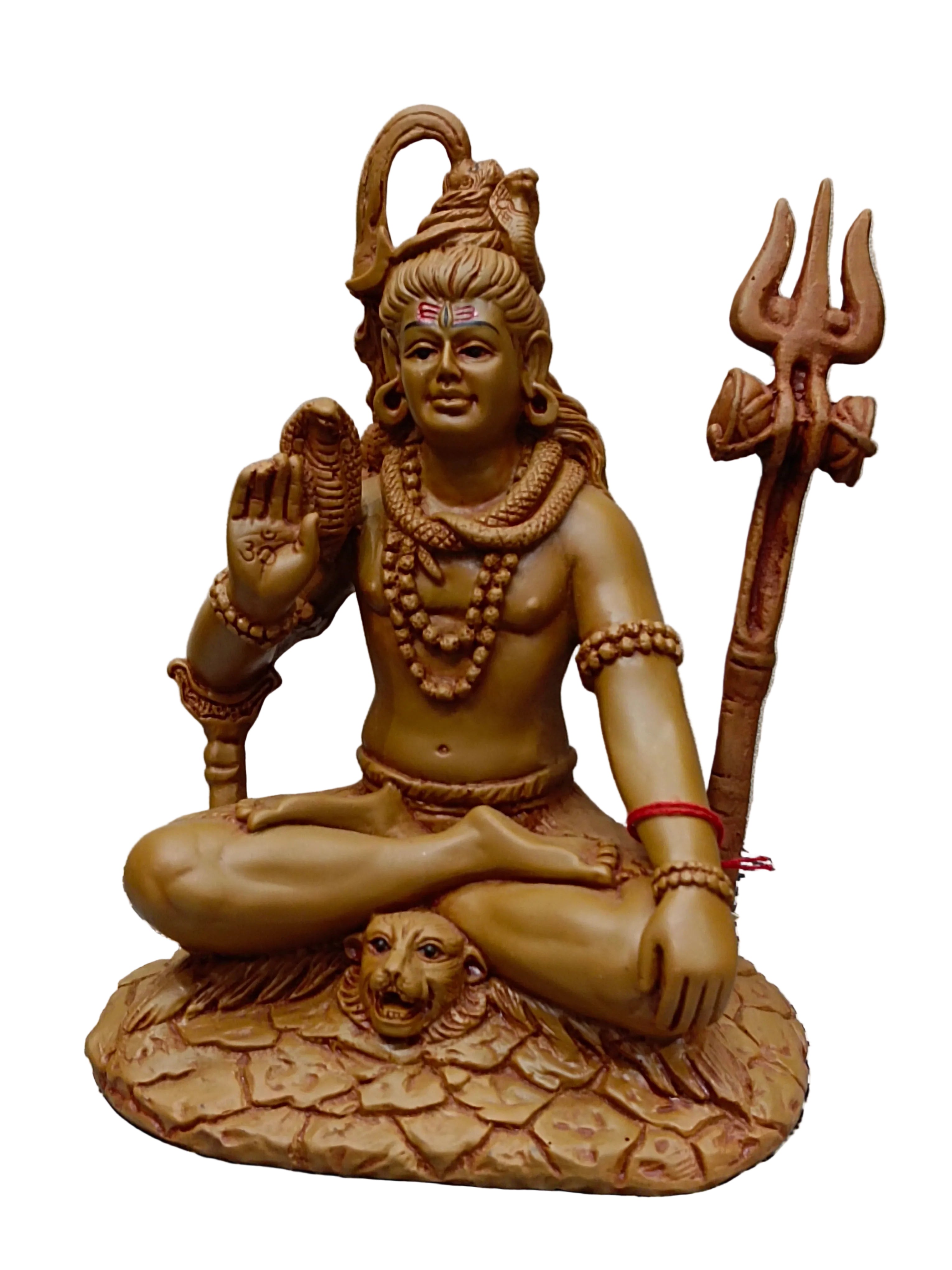 Lord Shiva Fiber Statue – Meditating Shiva Idol