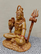 Lord Shiva Fiber Statue – Meditating Shiva Idol