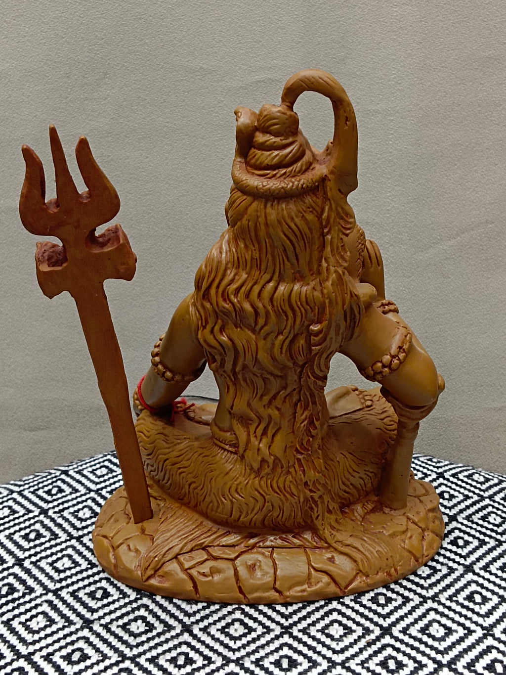 Lord Shiva Fiber Statue – Meditating Shiva Idol