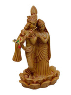 Radha Krishna Fiber Statue – Elegant Krishna Flute Idol