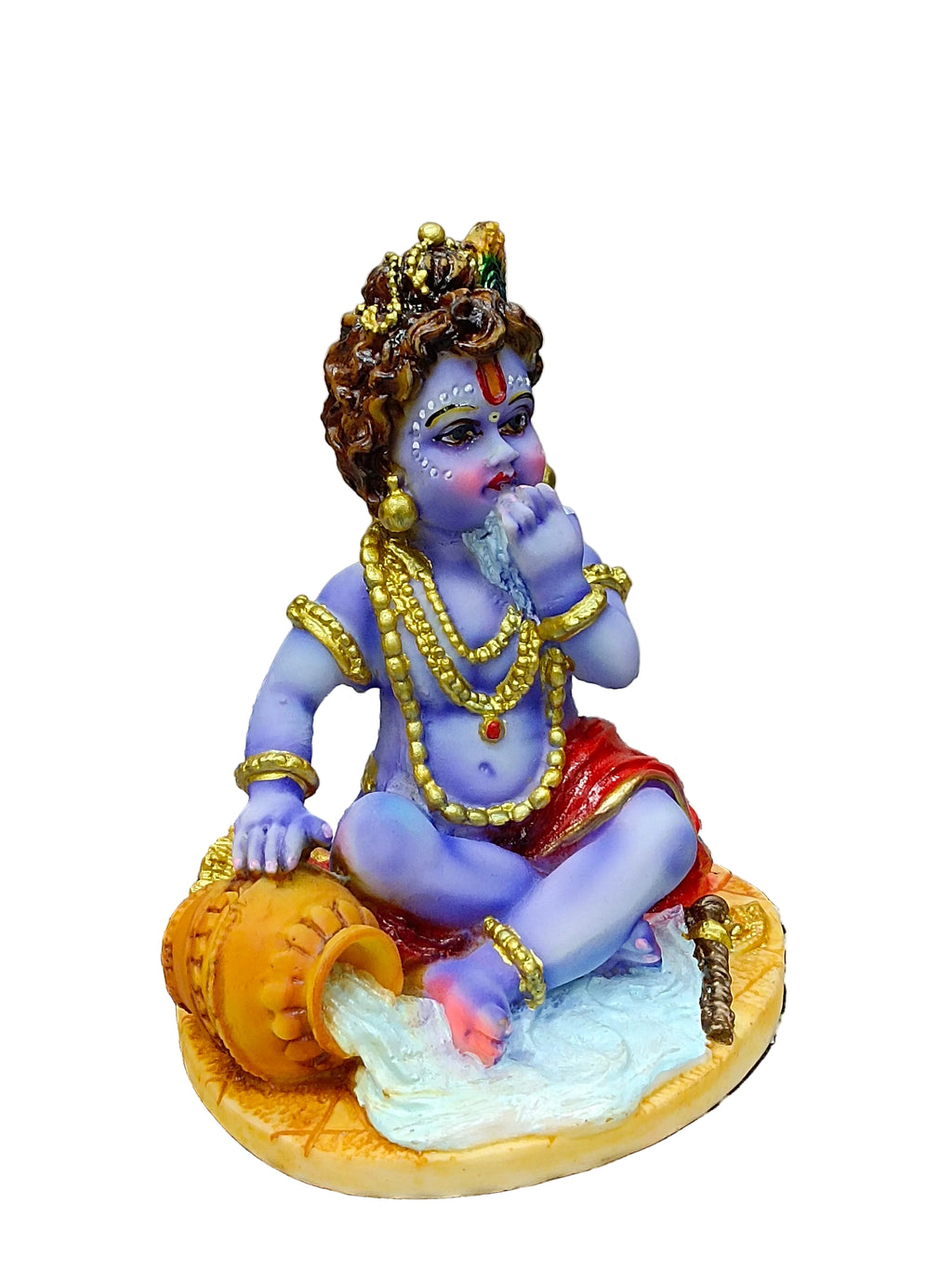 Balgopal Krishna Fiber Statue – Cute Bal Krishna Idol