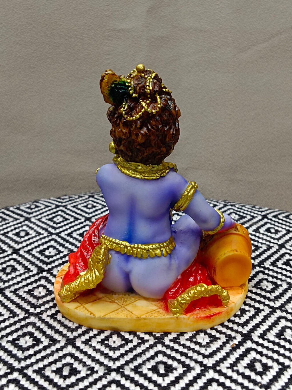Balgopal Krishna Fiber Statue – Cute Bal Krishna Idol
