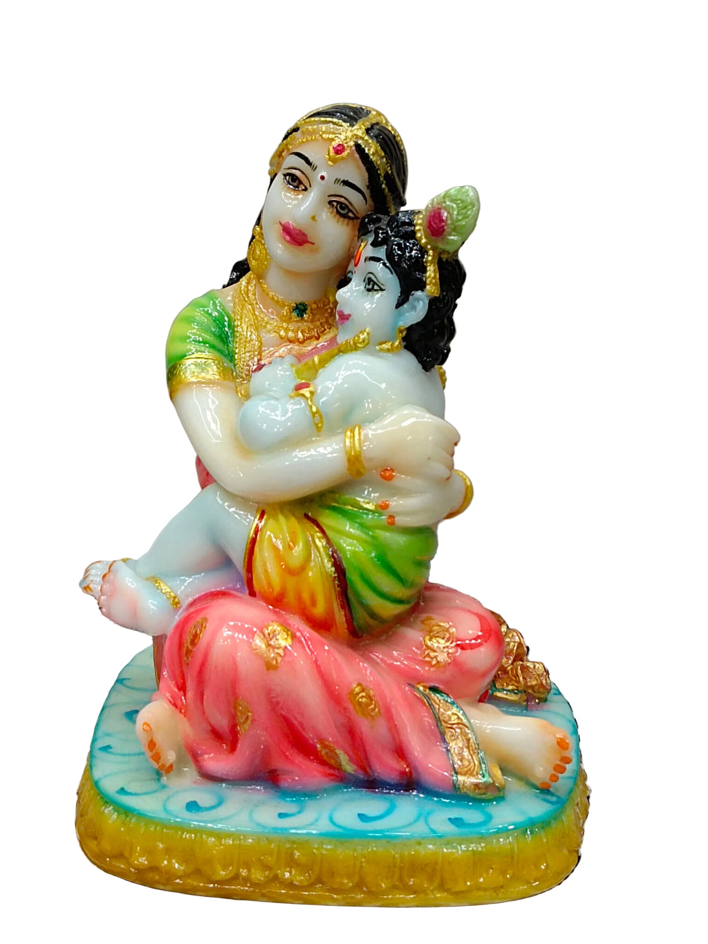 Yasoda Krishna Fiber Statue – Beautiful Mother and Child Krishna Idol