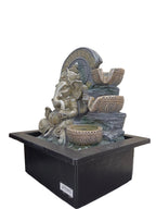 Ganesha Tabletop Water Fountain – 3-Tier Cascading Design