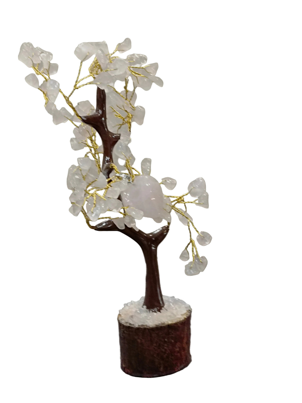 Rose Quartz Crystal Tree with Heart – Feng Shui Love Tree