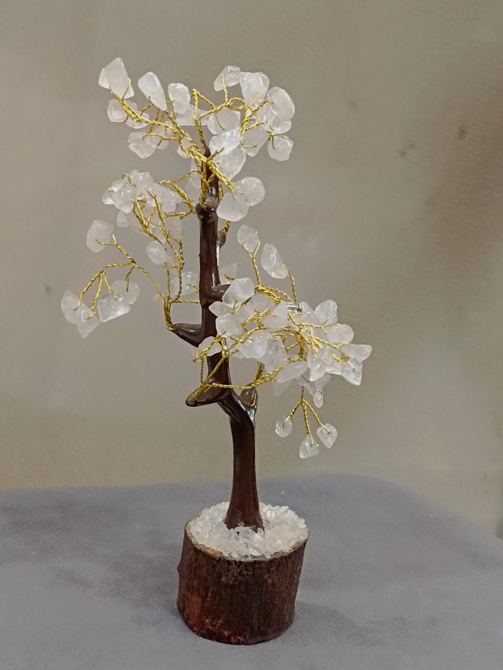 Rose Quartz Crystal Tree with Heart – Feng Shui Love Tree
