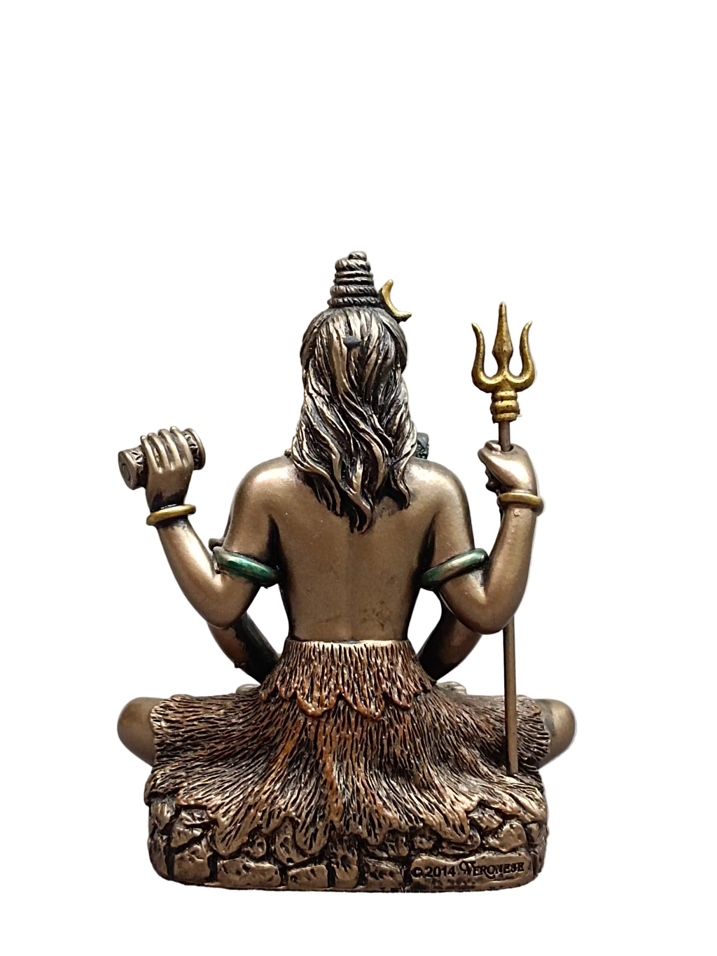 Meditating Lord Shiva Mini Idol – Bronze Finish (3.5 Inch)