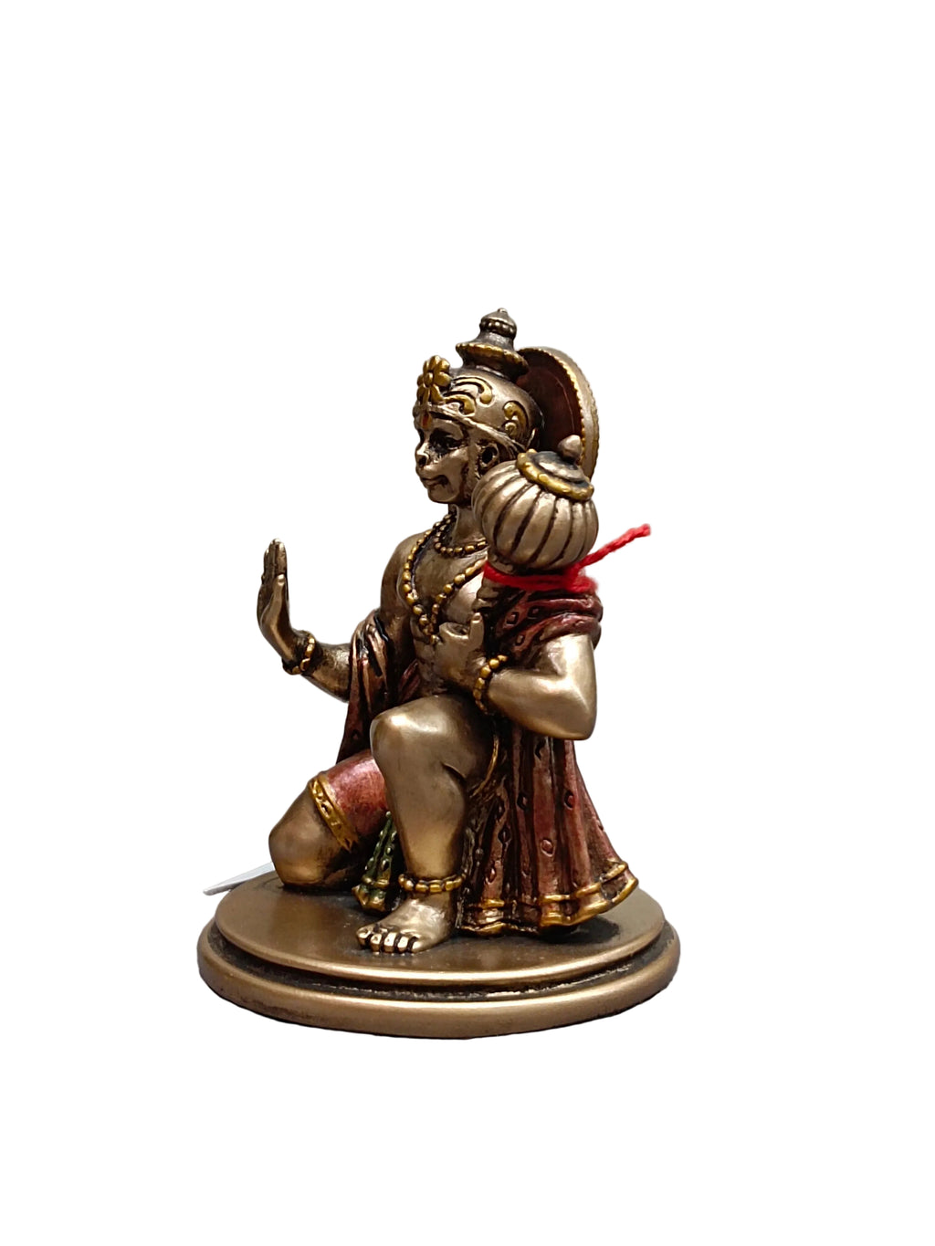 Blessing Hanuman Mini Idol with Gada – Bronze Finish (3.5 Inch)