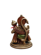Blessing Hanuman Mini Idol with Gada – Bronze Finish (3.5 Inch)