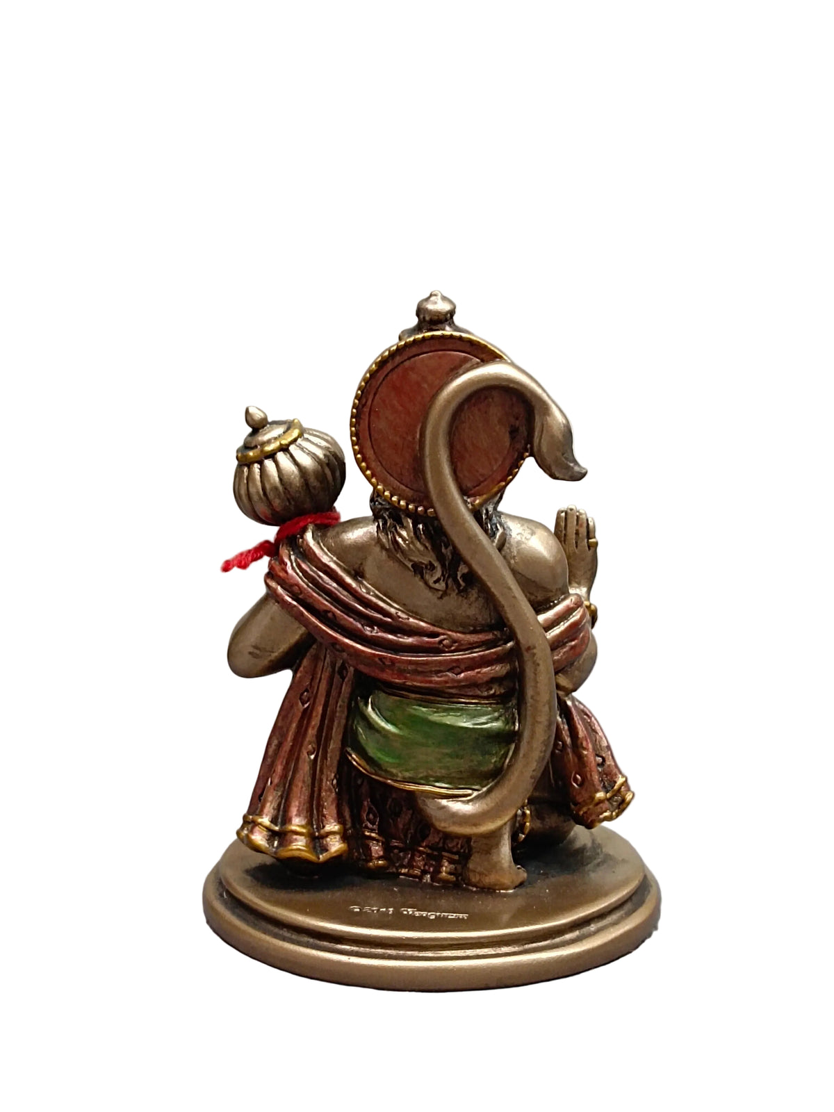 Blessing Hanuman Mini Idol with Gada – Bronze Finish (3.5 Inch)
