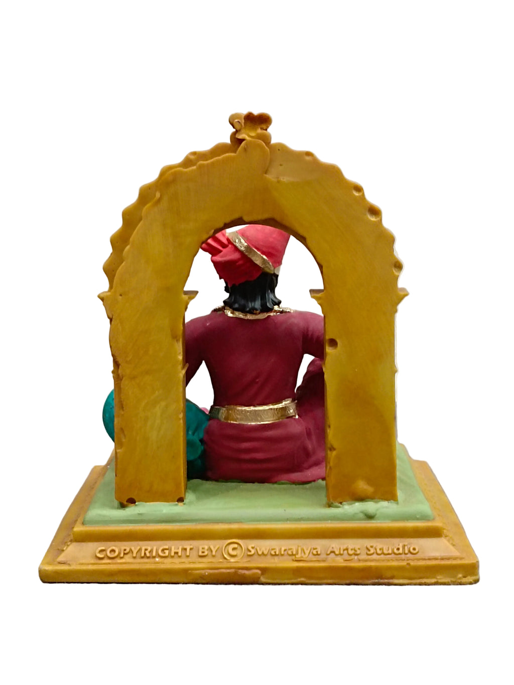 Shri Jyotiba Statue on Gadi with Arch – Kolhapur Kuldaivat Idol