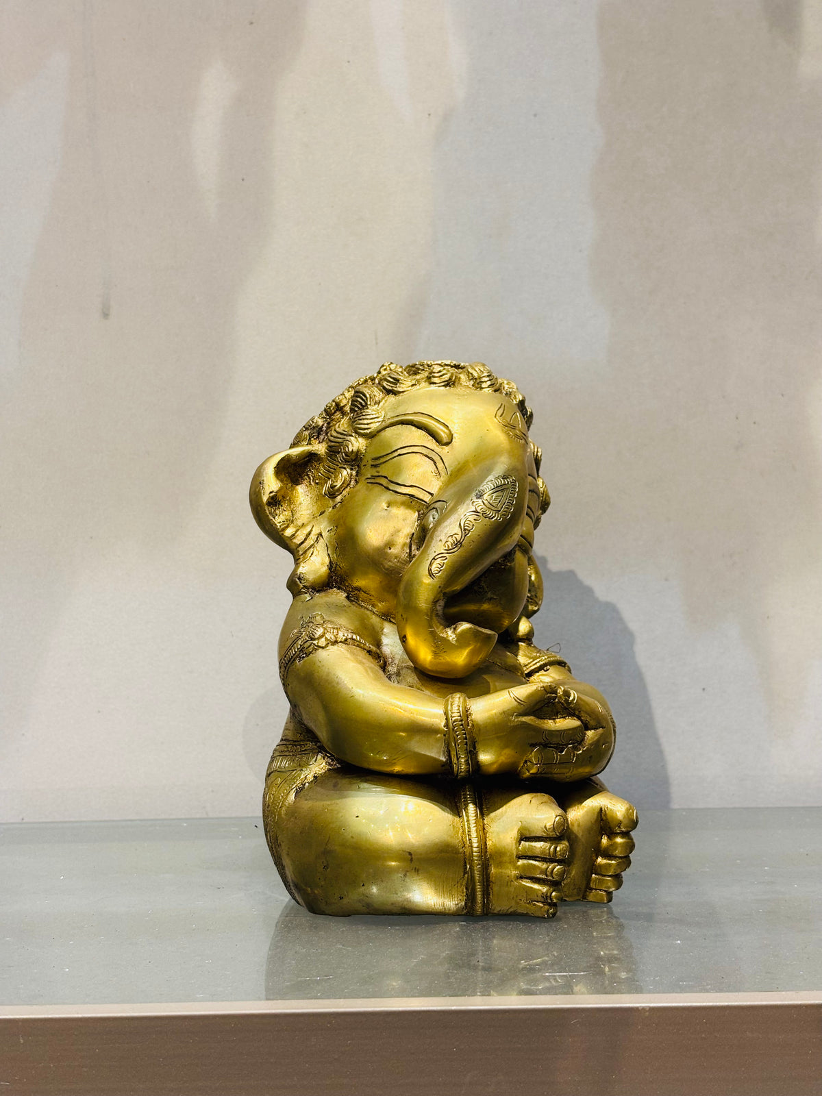 Golden Lord Ganesha Idol – Home of Blessings