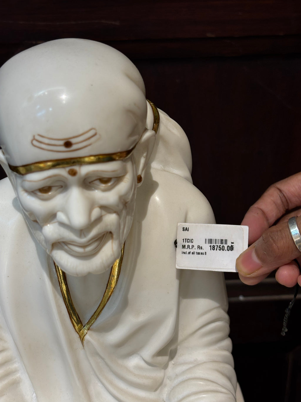 Divine Shirdi Sai Baba Marble Finish Statue – Grace, Peace