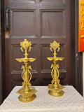 Traditional Brass Pair Lamps