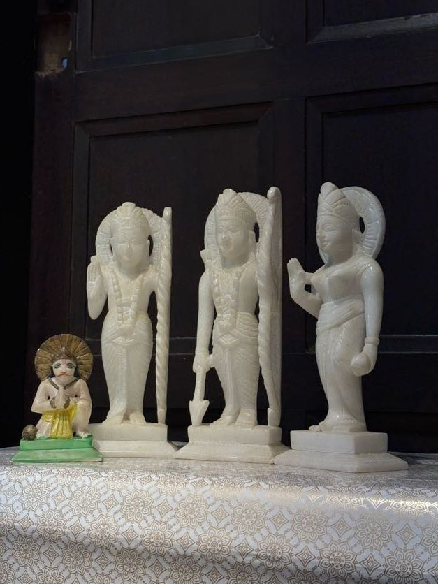Divine Ram Darbar Marble Set White Edition