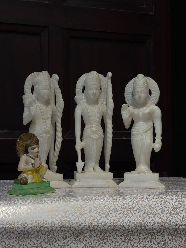 Divine Ram Darbar Marble Set White Edition
