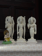 Divine Ram Darbar Marble Set White Edition
