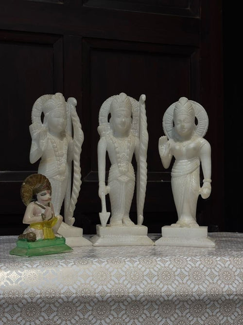Divine Ram Darbar Marble Set White Edition