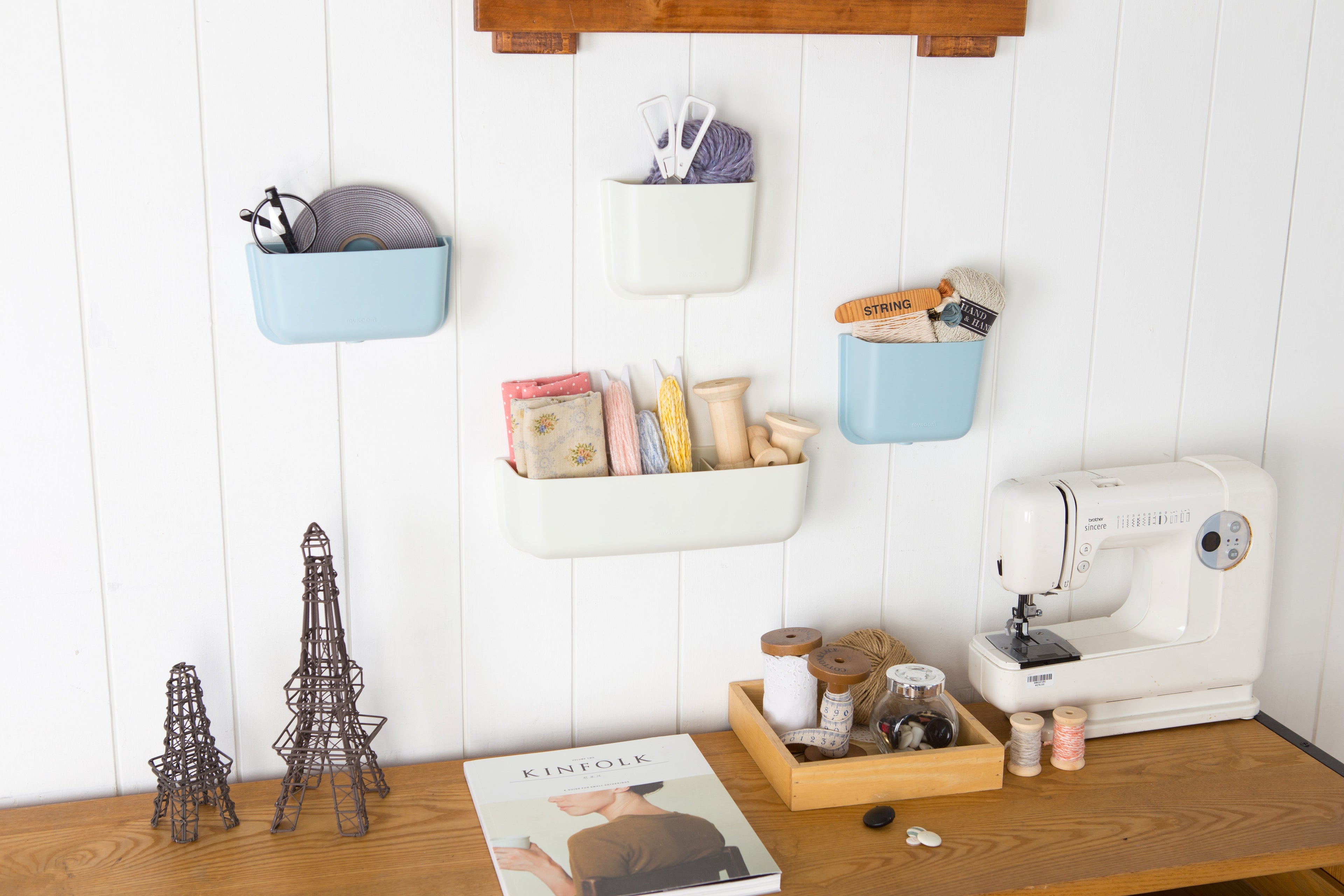 Litem | Wall Mounted | Organizer |  Mint | Myroom | For Office  Home & Kitchen