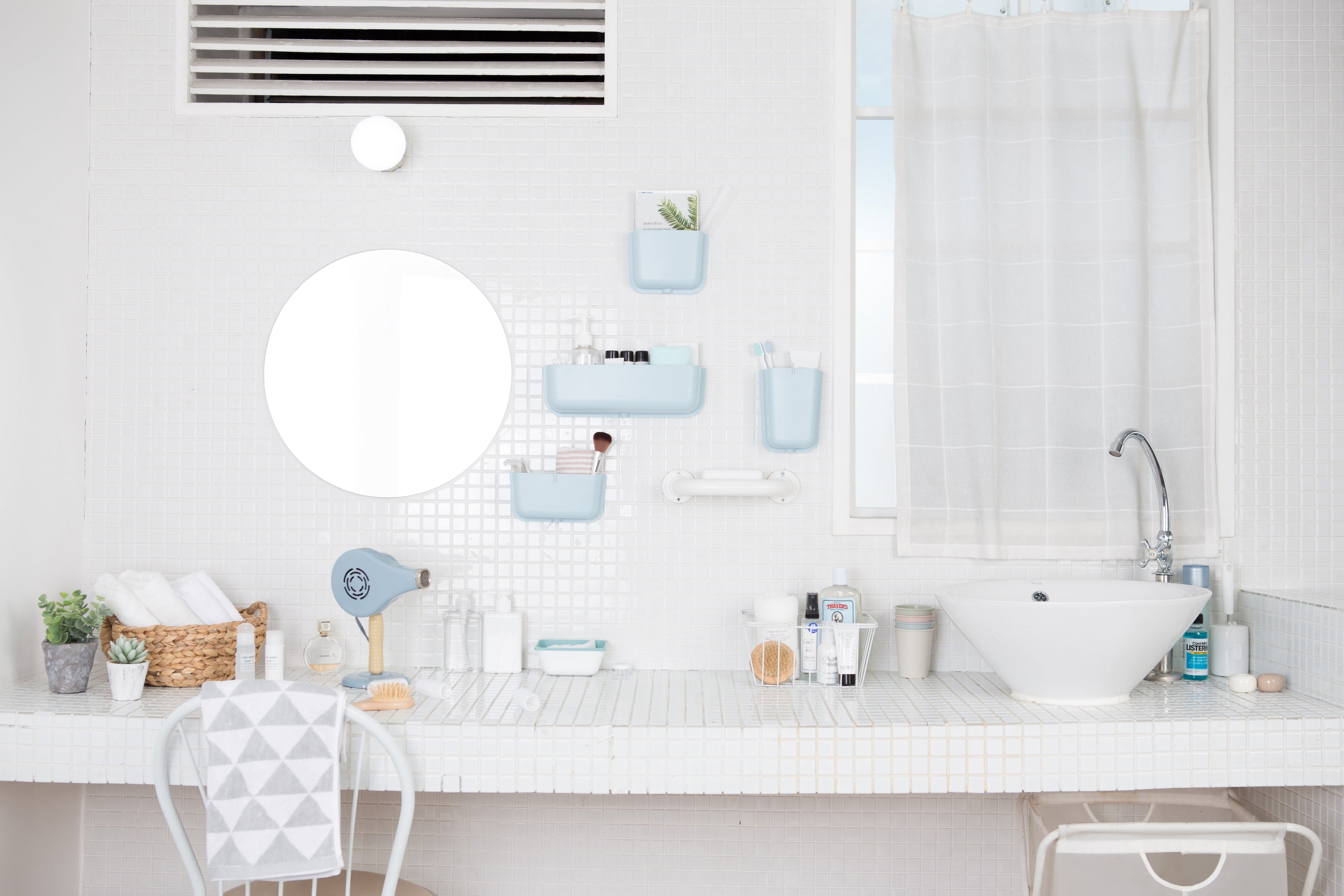 Litem | Wall Mounted | Organizer |  Mint | Myroom | For Office  Home & Kitchen
