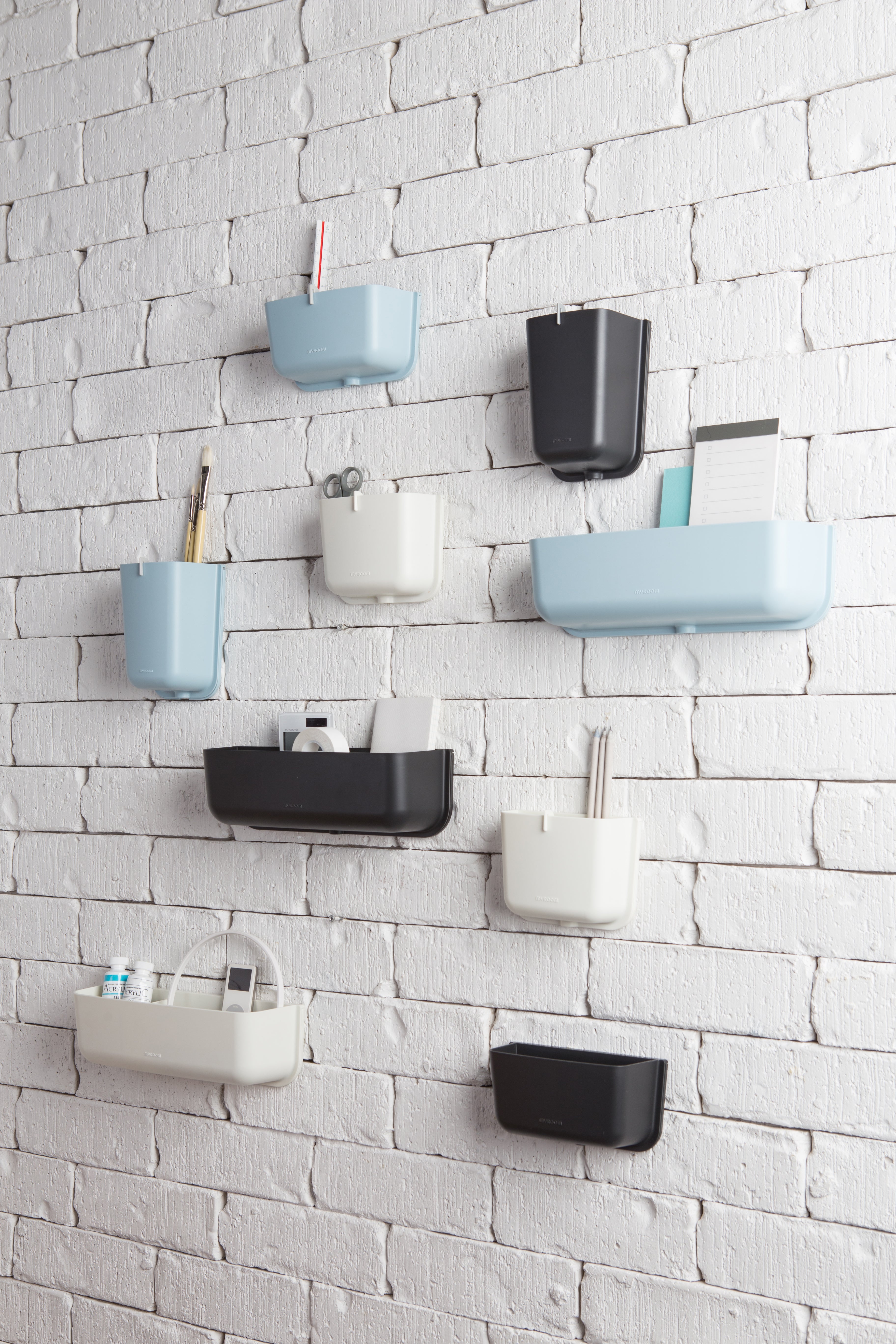 Litem | Wall Mounted | Organizer |  Dark Grey | Myroom | For Office  Home & Kitchen