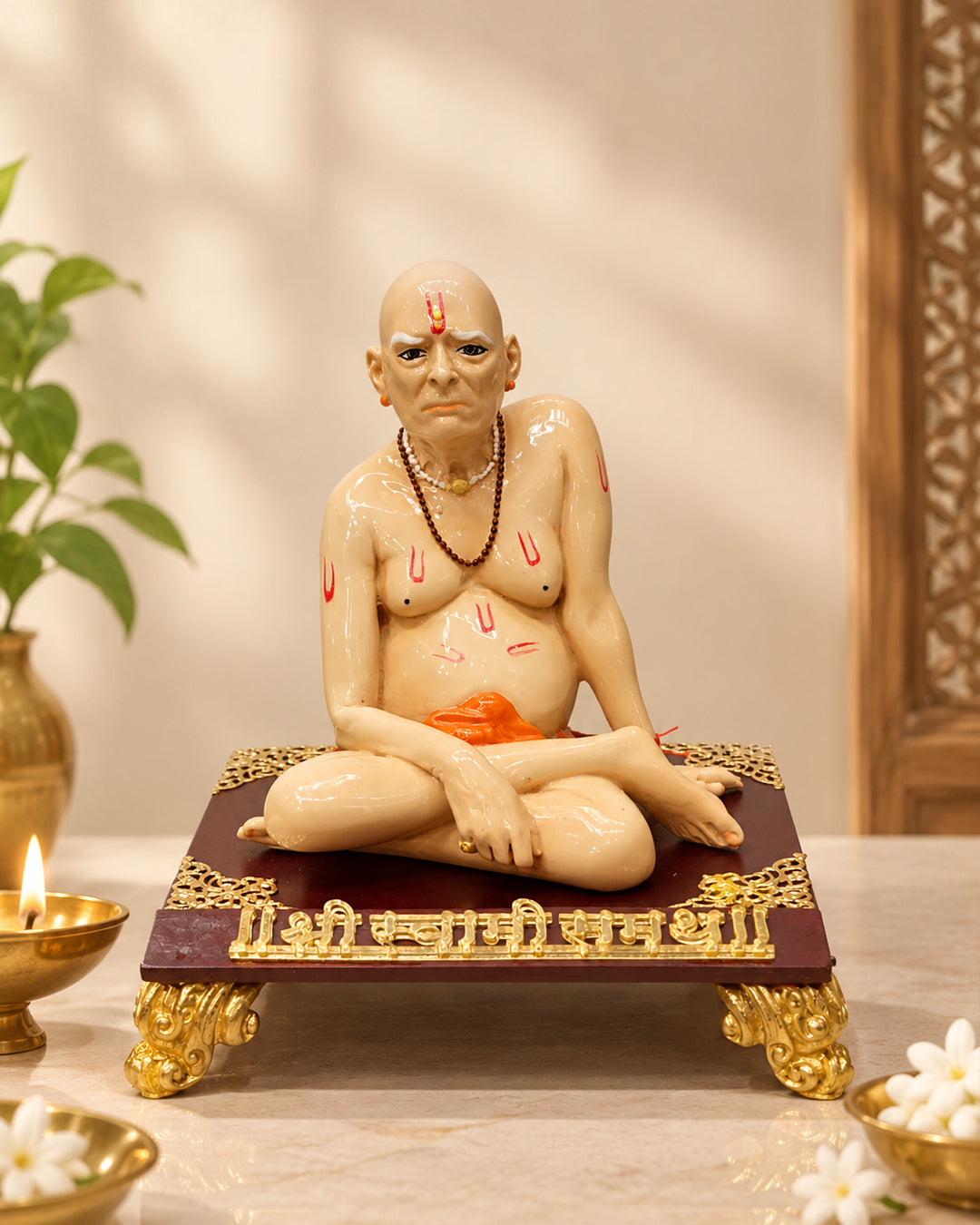 Swami Samarth Fiber Statue – Spiritual Idol